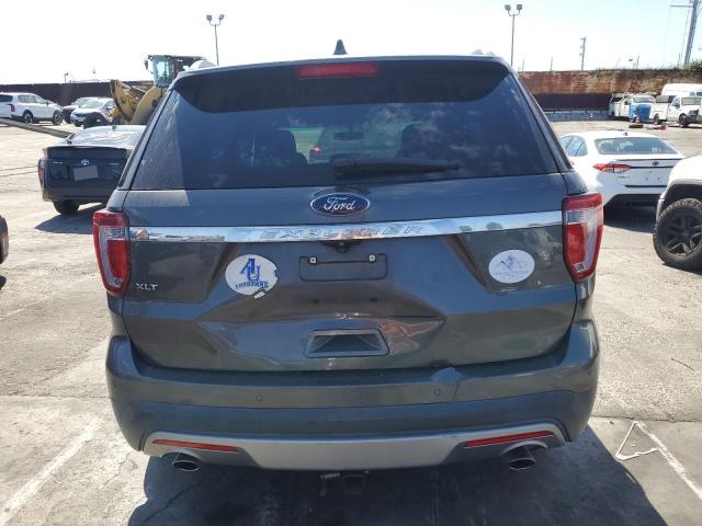 1FM5K7D89GGC05385 - 2016 FORD EXPLORER XLT رمادي صورة 6