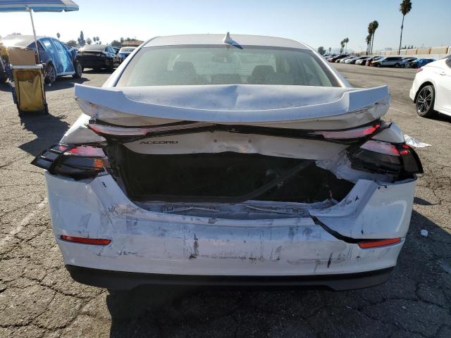 1HGCY1F21PA050402 - 2023 HONDA ACCORD LX WHITE photo 6