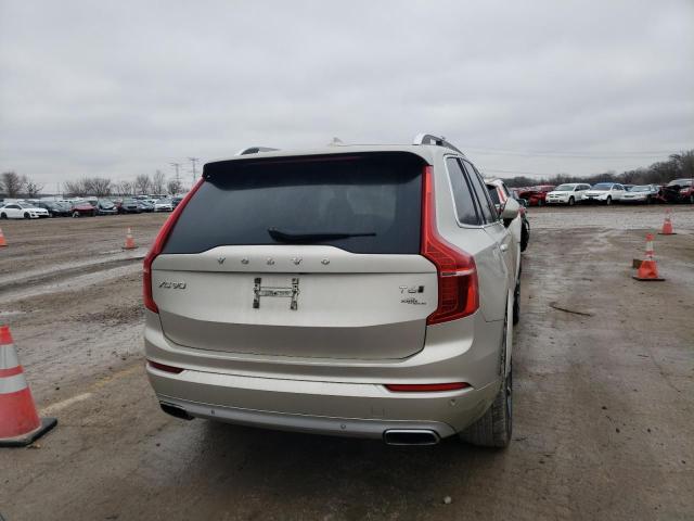 YV4A22PK1G1001712 - 2016 VOLVO XC90 T6 TAN photo 6