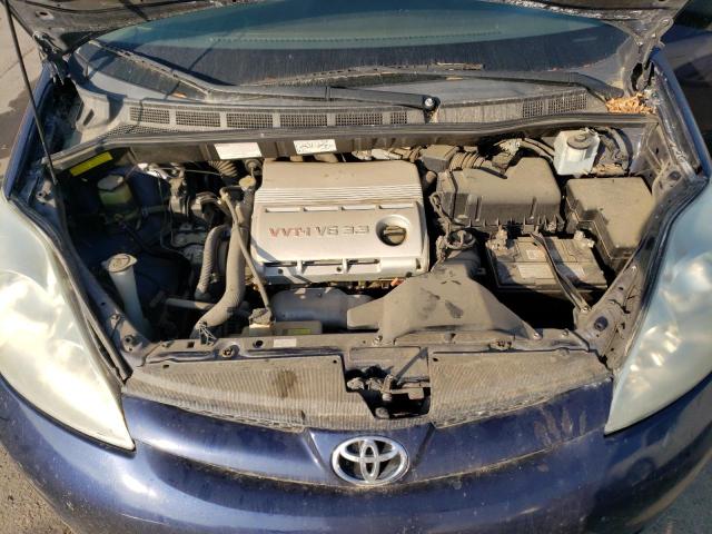 5TDZA23C36S461382 - 2006 TOYOTA SIENNA CE BLUE photo 12