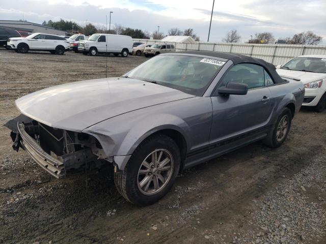 1ZVFT84N275253563 - 2007 FORD MUSTANG GRAY photo 1