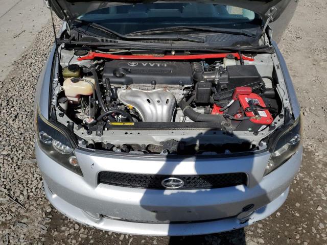 JTKDE167580237827 - 2008 TOYOTA SCION TC ვერცხლისფერი ფოტო 11