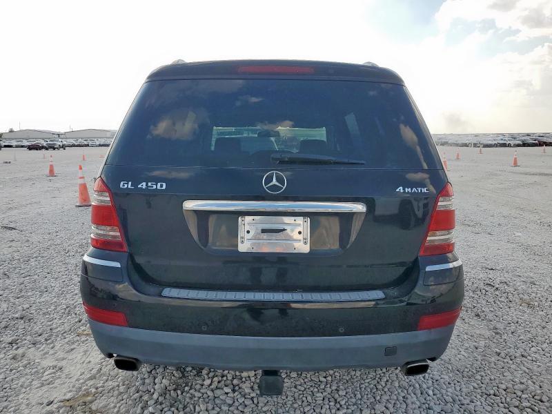 4JGBF71E27A243593 - 2007 MERCEDES-BENZ GL 450 4MATIC BLACK photo 6