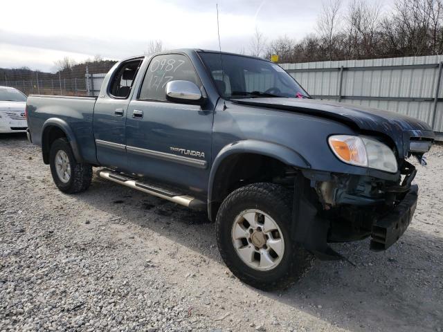 5TBRU34125S450987 - 2005 TOYOTA TUNDRA ACCESS CAB SR5 BLUE photo 4