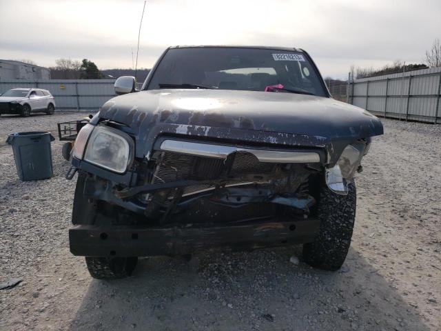 5TBRU34125S450987 - 2005 TOYOTA TUNDRA ACCESS CAB SR5 BLUE photo 5
