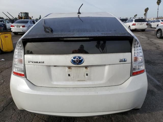 JTDKN3DU1B0300853 - 2011 TOYOTA PRIUS WHITE photo 6