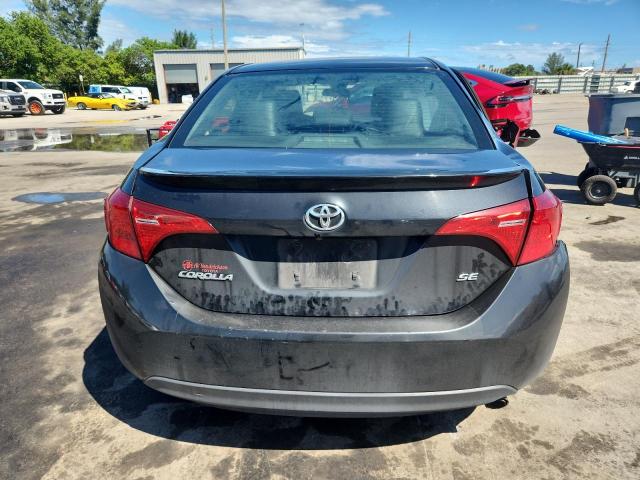 2T1BURHE6HC788995 - 2017 TOYOTA COROLLA L BLACK photo 6