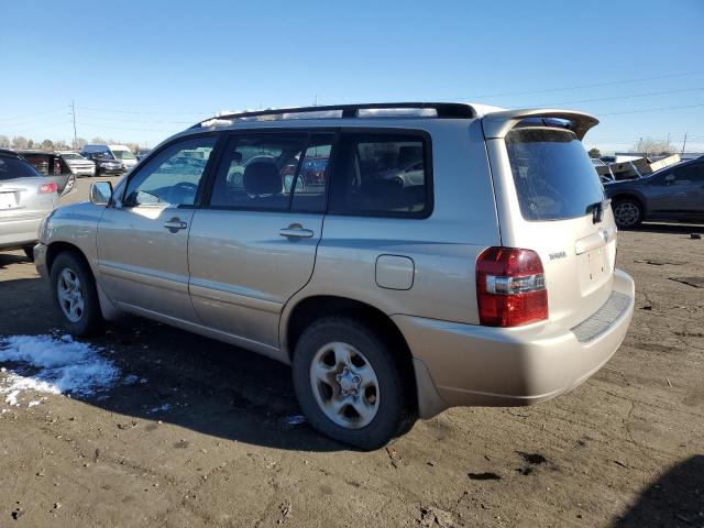 JTEDD21A470156136 - 2007 TOYOTA HIGHLANDER TAN photo 2