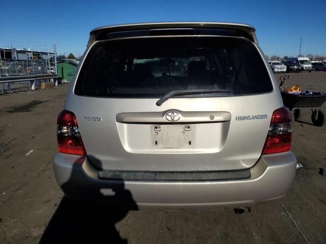 JTEDD21A470156136 - 2007 TOYOTA HIGHLANDER TAN photo 6