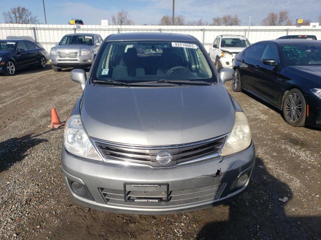 3N1BC1CP8CK217522 - 2012 NISSAN VERSA S SILVER photo 5