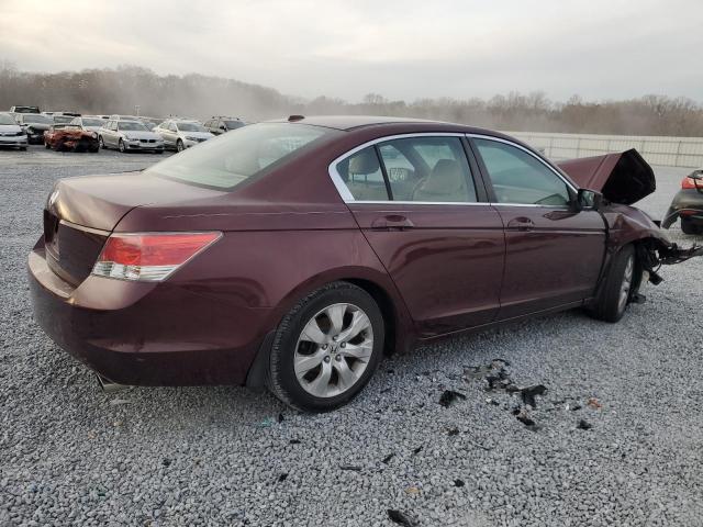 1HGCP2F82AA136564 - 2010 HONDA ACCORD EXL BURGUNDY photo 3