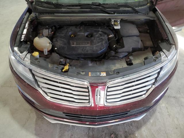 5LMCJ3D95HUL47325 - 2017 LINCOLN MKC RESERVE ბურგუნდია ფოტო 12