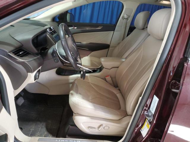 5LMCJ3D95HUL47325 - 2017 LINCOLN MKC RESERVE ბურგუნდია ფოტო 7