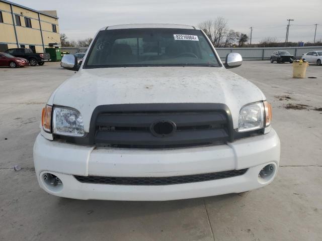 5TBRT34164S453196 - 2004 TOYOTA TUNDRA ACCESS CAB SR5 WHITE photo 5