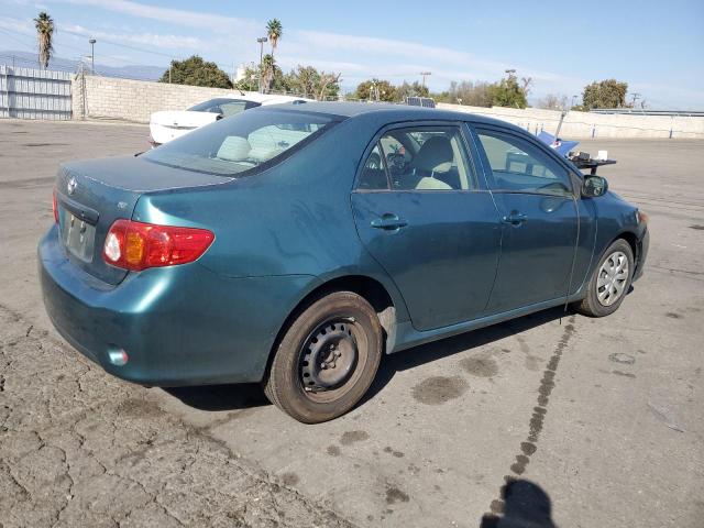 1NXBU4EE2AZ278994 - 2010 TOYOTA COROLLA BASE GREEN photo 3