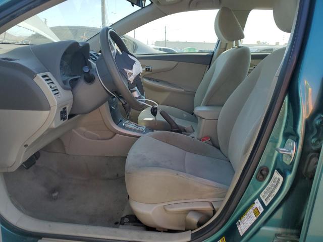 1NXBU4EE2AZ278994 - 2010 TOYOTA COROLLA BASE GREEN photo 7