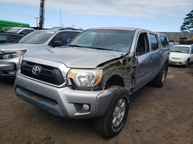 3TMJU4GN8EM167115 - 2014 TOYOTA TACOMA DOUBLE CAB PRERUNNER SILVER photo 1