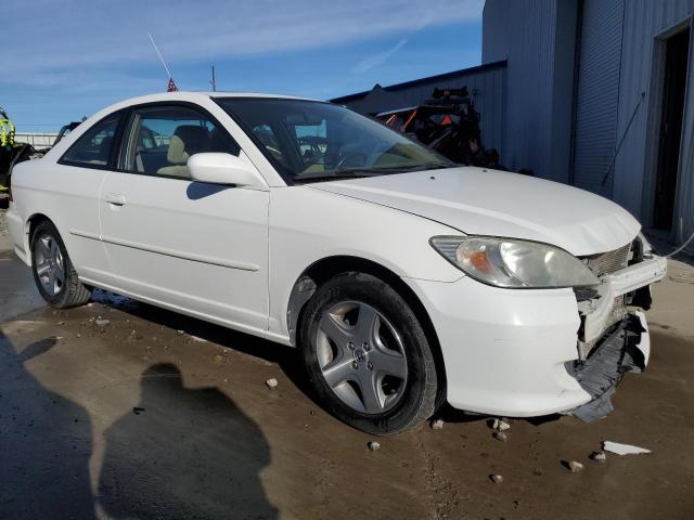 1HGEM22925L001434 - 2005 HONDA CIVIC EX WHITE photo 4