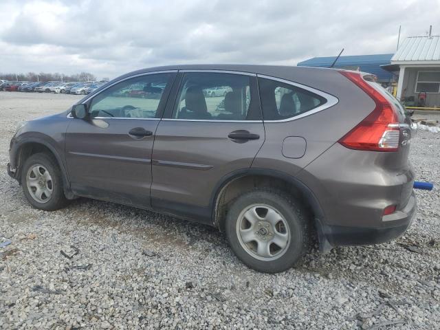 5J6RM4H33FL100676 - 2015 HONDA CR-V LX SILVER photo 2