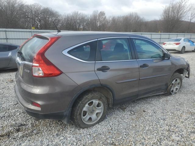 5J6RM4H33FL100676 - 2015 HONDA CR-V LX SILVER photo 3