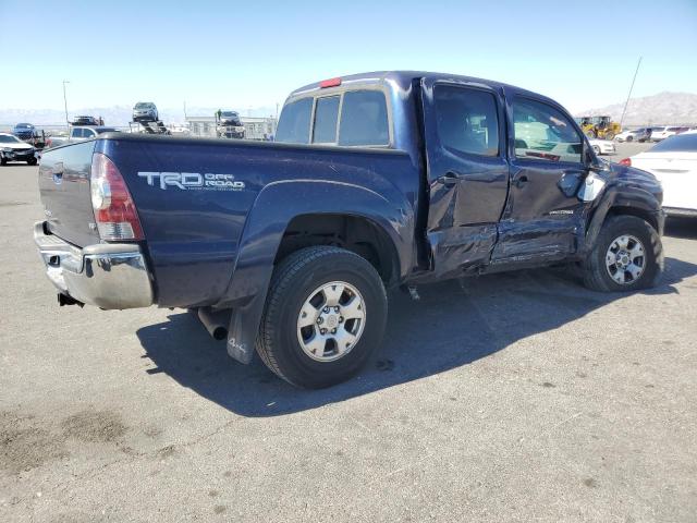 3TMLU4EN1DM103637 - 2013 TOYOTA TACOMA DOUBLE CAB BLUE photo 3