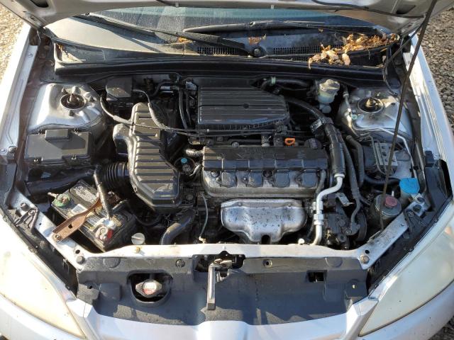 JHMES26755S000151 - 2005 HONDA CIVIC EX SILVER photo 11