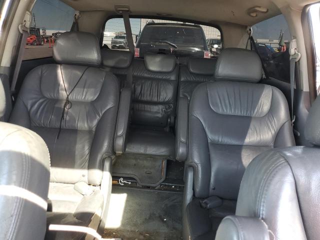 5FNRL38716B063586 - 2006 HONDA ODYSSEY EXL BLUE photo 10