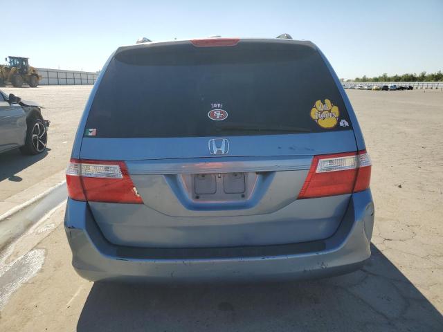 5FNRL38716B063586 - 2006 HONDA ODYSSEY EXL BLUE photo 6