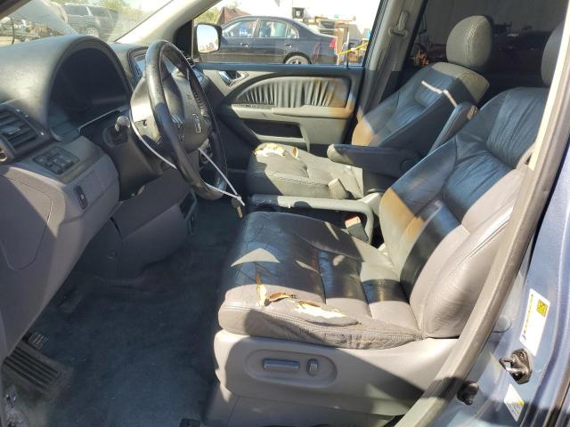 5FNRL38716B063586 - 2006 HONDA ODYSSEY EXL BLUE photo 7