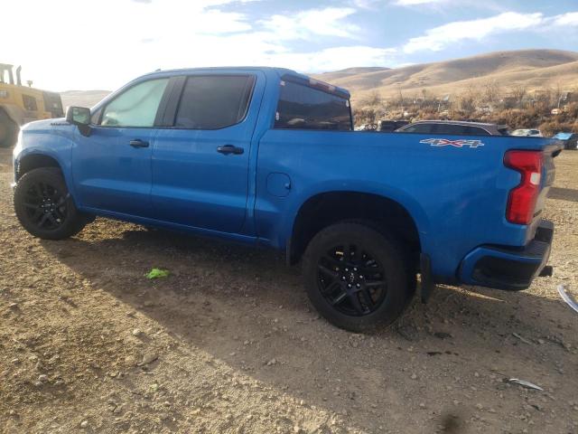 1GCPDBEK6PZ109819 - 2023 CHEVROLET SILVERADO K1500 CUSTOM BLUE photo 2