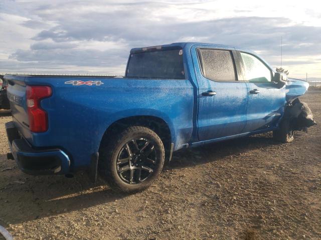 1GCPDBEK6PZ109819 - 2023 CHEVROLET SILVERADO K1500 CUSTOM BLUE photo 3