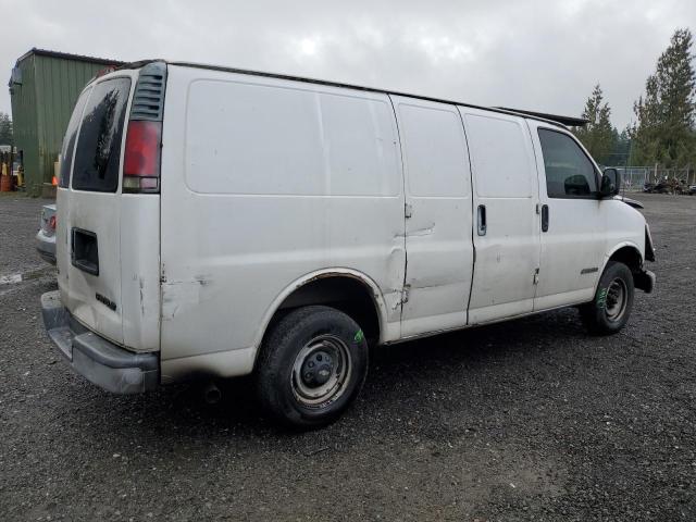 1GCGG25R321139338 - 2002 CHEVROLET EXPRESS G2 WHITE photo 3