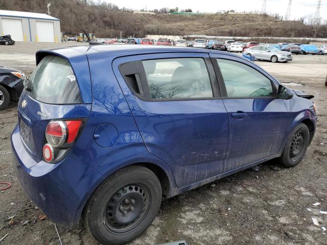 1G1JB6SH1E4217084 - 2014 CHEVROLET SONIC LS BLUE photo 3