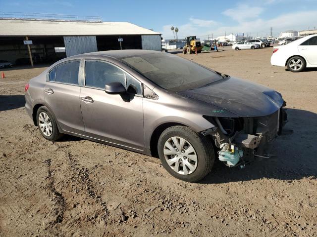 2HGFB2F50CH610727 - 2012 HONDA CIVIC LX GRAY photo 4