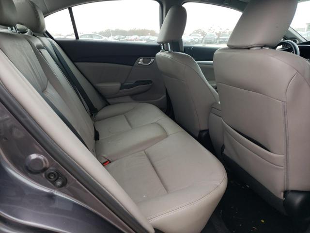 19XFB2F97EE014014 - 2014 HONDA CIVIC EXL ნაცრისფერი ფოტო 10