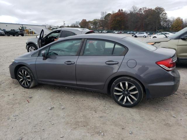 19XFB2F97EE014014 - 2014 HONDA CIVIC EXL ნაცრისფერი ფოტო 2