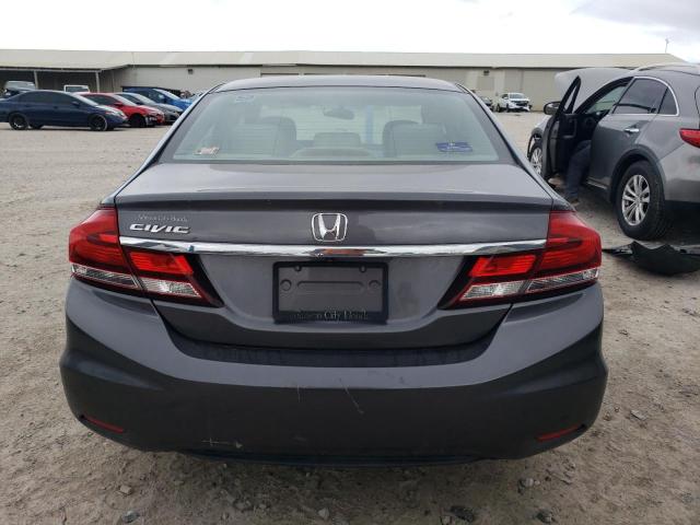19XFB2F97EE014014 - 2014 HONDA CIVIC EXL ნაცრისფერი ფოტო 6
