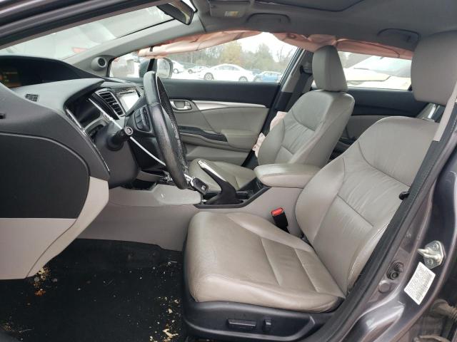 19XFB2F97EE014014 - 2014 HONDA CIVIC EXL ნაცრისფერი ფოტო 7