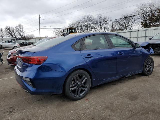 3KPF34AD9LE228939 - 2020 KIA FORTE GT LINE BLUE photo 3