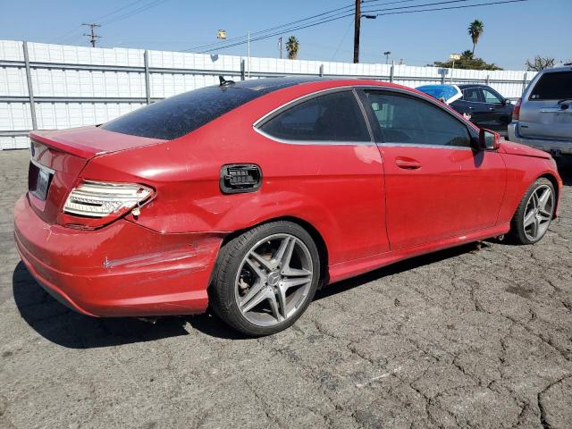 WDDGJ4HB2DG004501 - 2013 MERCEDES-BENZ C 250 RED photo 3