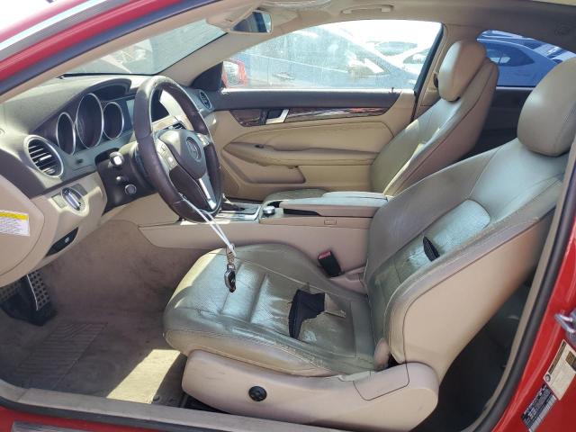 WDDGJ4HB2DG004501 - 2013 MERCEDES-BENZ C 250 RED photo 7
