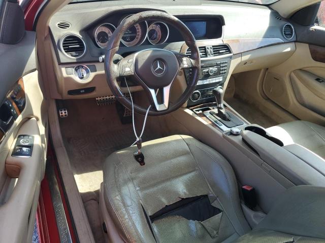 WDDGJ4HB2DG004501 - 2013 MERCEDES-BENZ C 250 RED photo 8