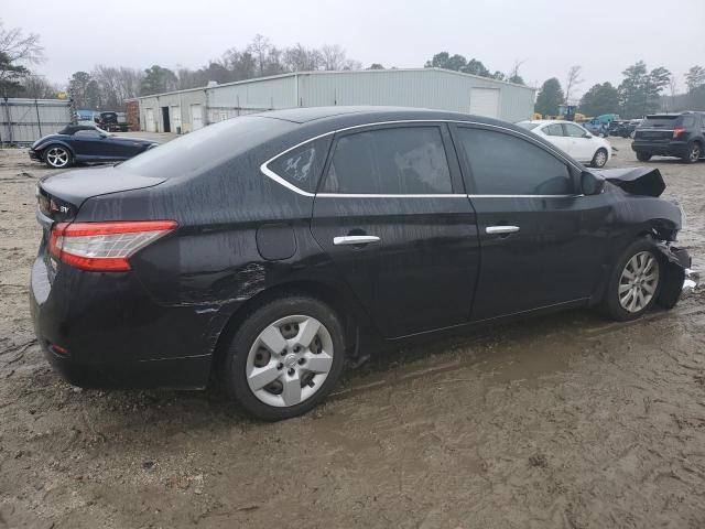 1N4AB7AP0DN907011 - 2013 NISSAN SENTRA S BLACK photo 3