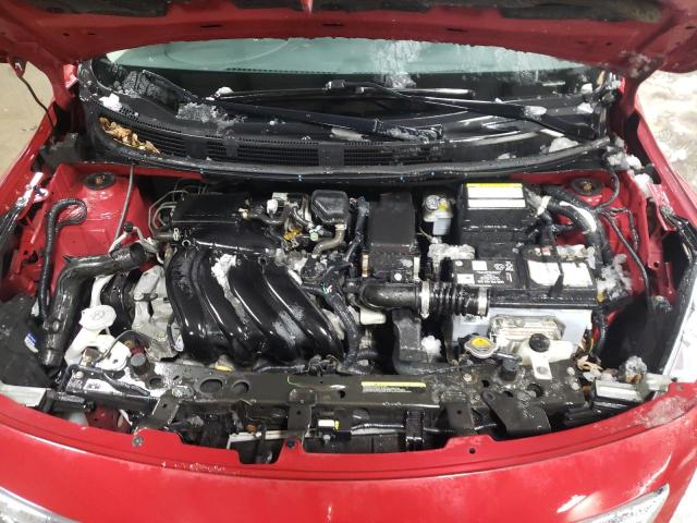 3N1CN7AP6FL940188 - 2015 NISSAN VERSA S RED photo 11