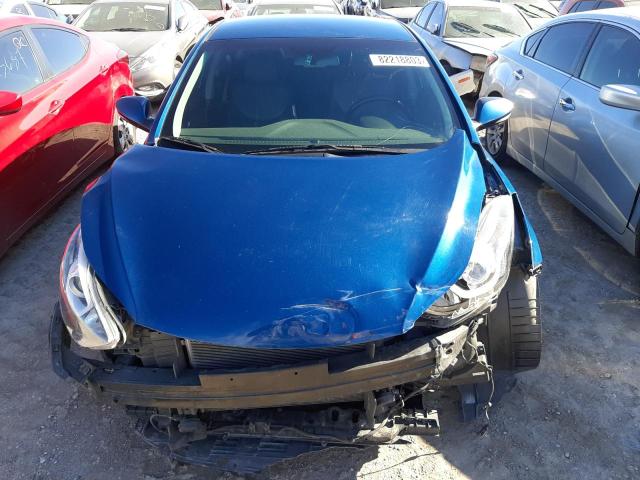 KMHDH4AE9FU303934 - 2015 HYUNDAI ELANTRA SE BLUE photo 5