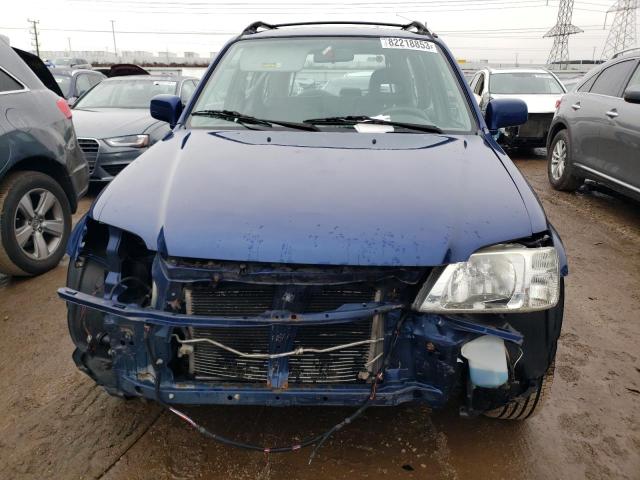 JHLRD1869WC099826 - 1998 HONDA CR-V EX BLUE photo 5