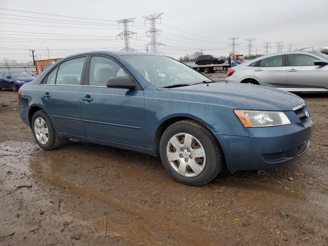 5NPET46C38H341509 - 2008 HYUNDAI SONATA GLS BLUE photo 4