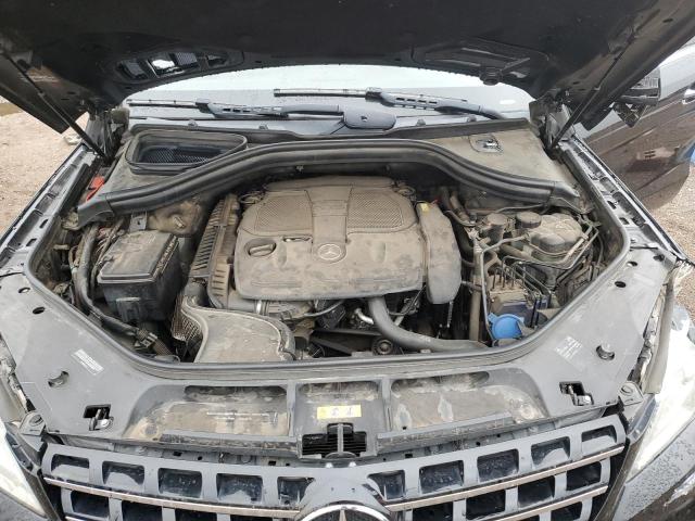 4JGDA5HB4EA397968 - 2014 MERCEDES-BENZ ML 350 4MATIC BLACK photo 12