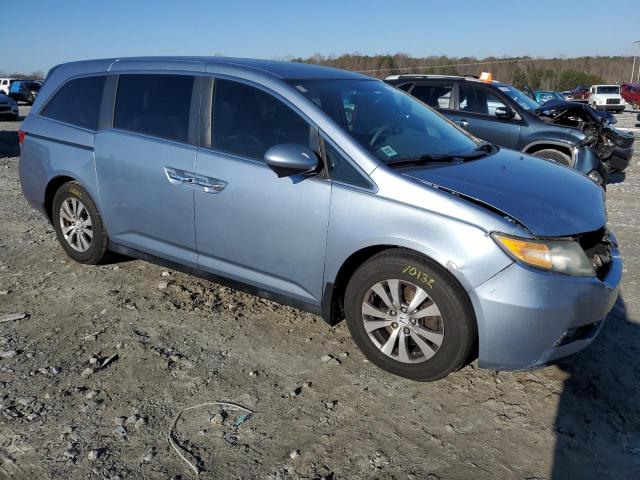 5FNRL5H49EB052318 - 2014 HONDA ODYSSEY EX BLUE photo 4