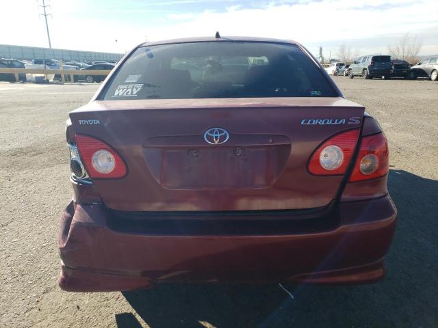 1NXBR32E16Z723233 - 2006 TOYOTA COROLLA CE BURGUNDY photo 6